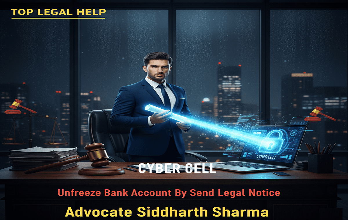 Unfreeze Bank Account By Send Legal