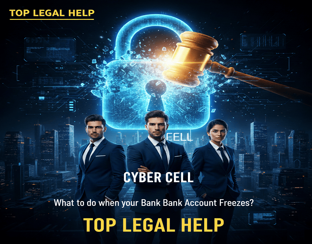 How to unfreez bank account