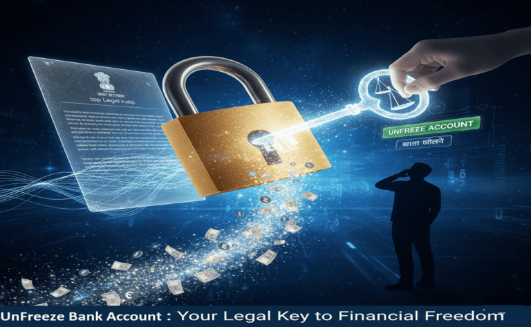 Unfreeze Bank Account in India