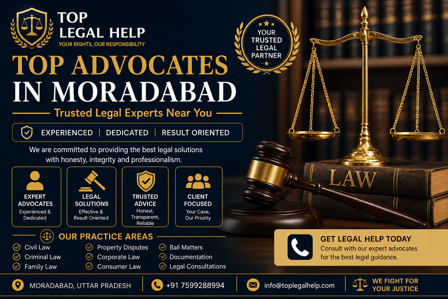 Top Advocates in Moradabad
