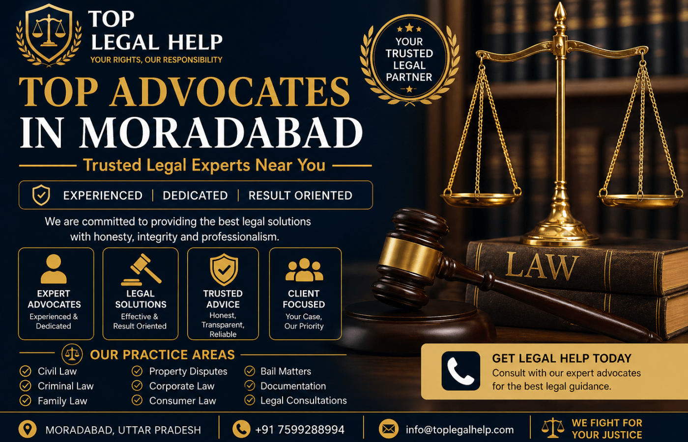 Top Advocates in Moradabad